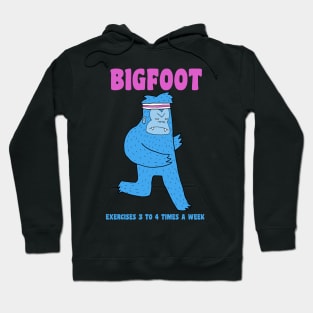 Bigfoot Cares About Heart Health Hoodie